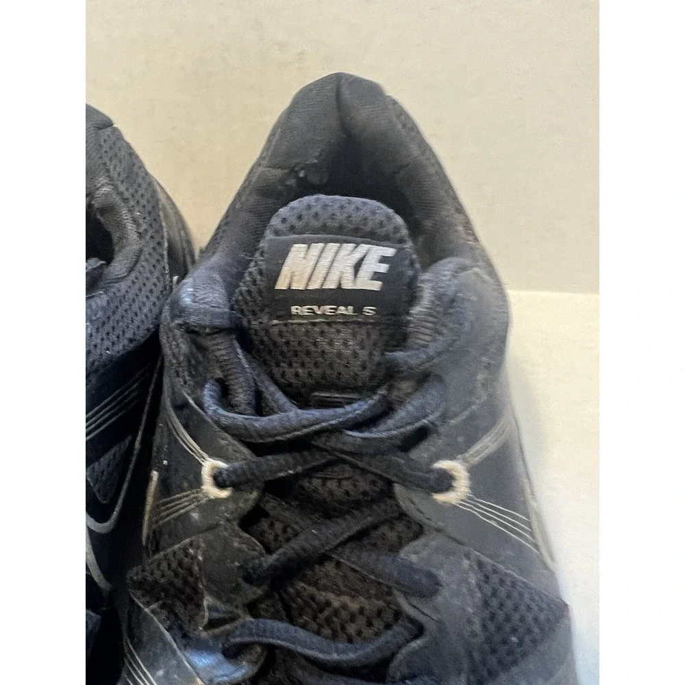 Nike Reveal 5 Black Women's Shox 467270-002 Flywire Athletic 2011 Shoes Size 10